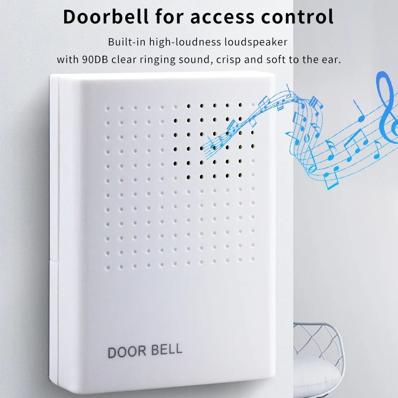 DC 12V Wired Doorbell and Dingdong Doorbell Do Not Require Batteries,  Electronic Door Bell For Access Control Kits