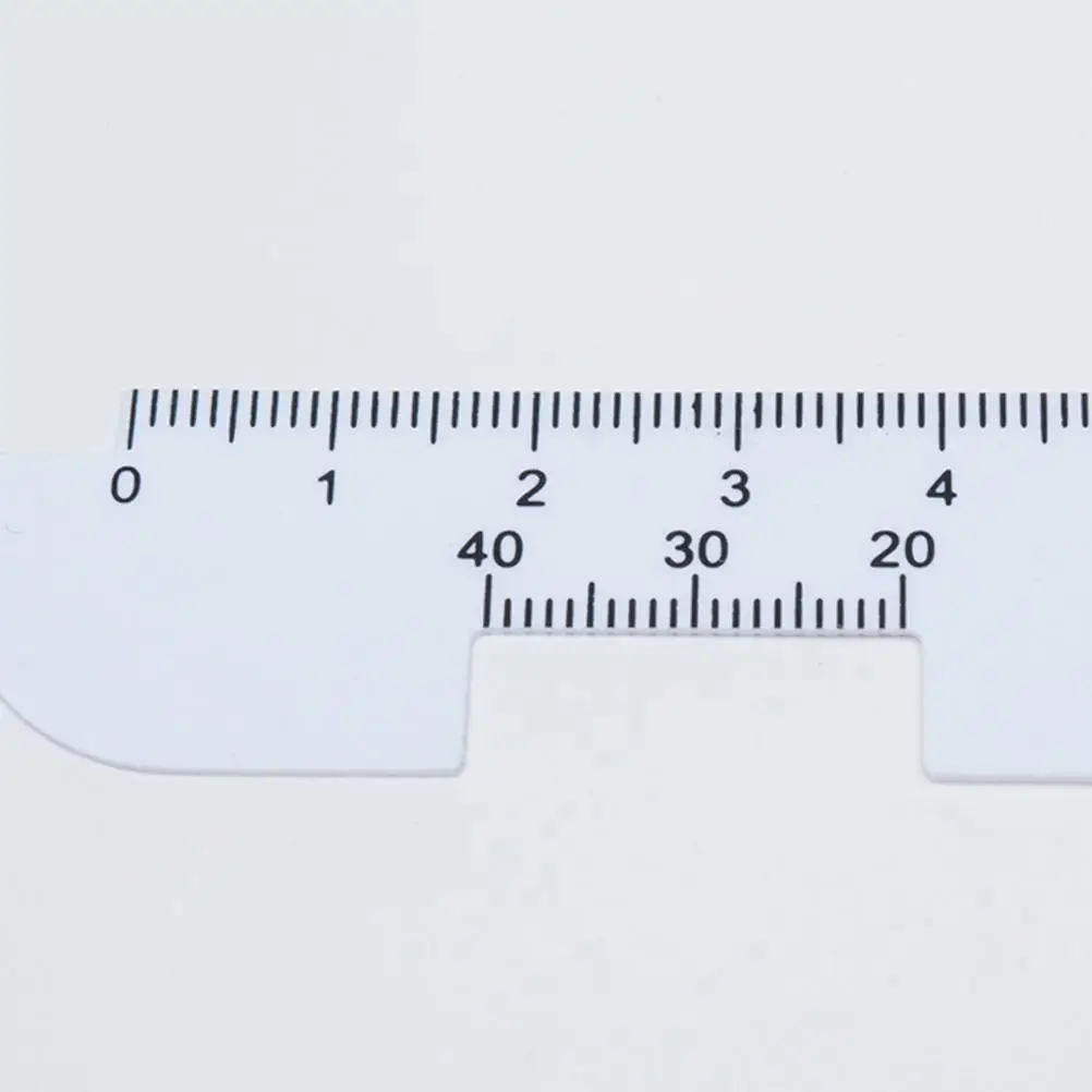 5pcs Pupil Distance Ruler Plastic Hospital Pharmaceutical Eyewear Measurement Tool PD Ruler Ophthalmic Accessories
