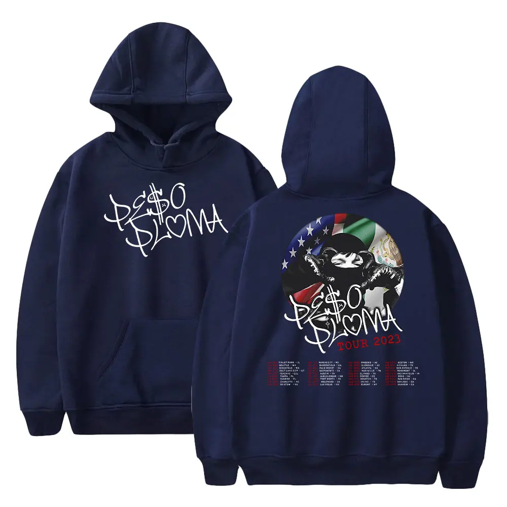 Peso Pluma Hoodies 2025 FlagTour Touring Rapper Merch Print Unisex HOODIE HipHop Style Casual Sweatshirts