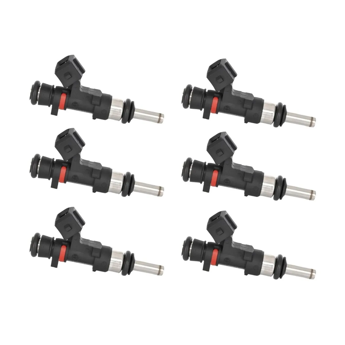 6Pcs Fuel Injector Fit For Porsche 911 997 3.6 GT2 RS 2010-2011 0280158123 Replacement Parts