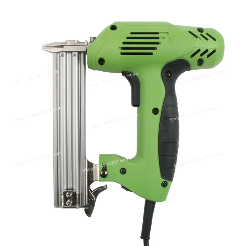 

Электрический гвоздезабивной степлер 1800 Вт, мебельный степлер для рамы со скобами, гвоздя, столярные изделия, деревообрабатывающие электроинструменты F30 с гвоздями