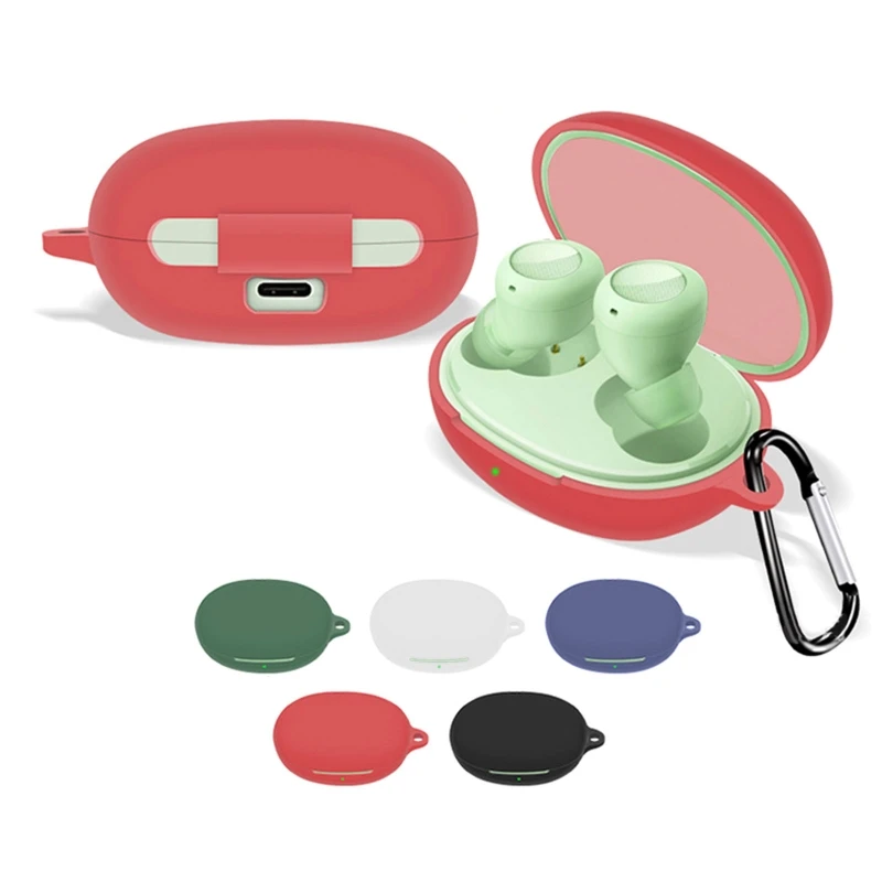 لينة سيليكون الجلد سماعة لحقيبة الغطاء مع سلسلة المفاتيح ل ريليم براعم Q2S Hea