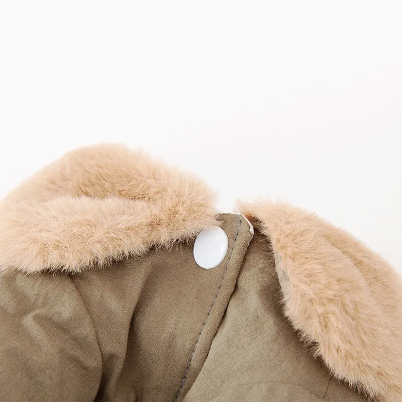 Mode Hund Unten Jacke Winter Warme Hund Kleidung Bär Druck Welpen Jacke Nette Weiche Katze Mantel Haustier Kostüme Französisch Bulldog Kleidung – Detail 20