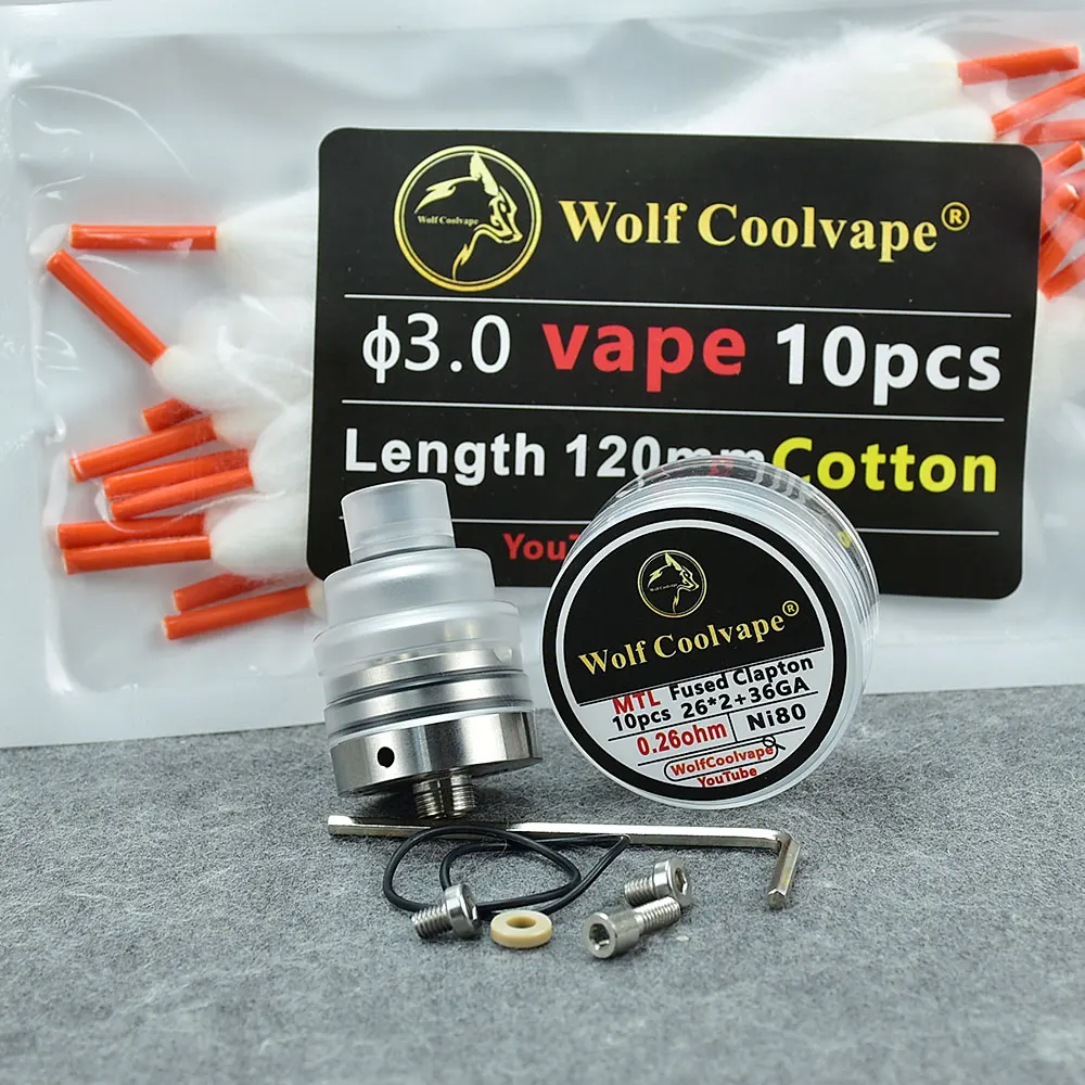 WOLFCOOLVAPE vape rda Duetto Reborn vape RDA tank 316ss 22mm Atomizer rda Atomizer BF atomizer tank for coils & atomizers - gallery image 5