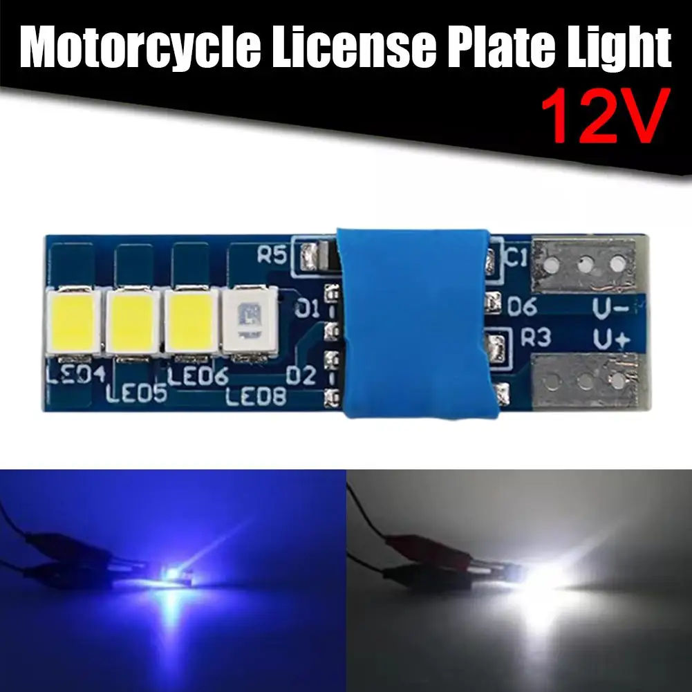 1pcs W5W T10 8smd 2835 Auto Wedge Light Car Interior Bulb No Light Blue Lamp License Plate Parking Reading Error Door L9F8