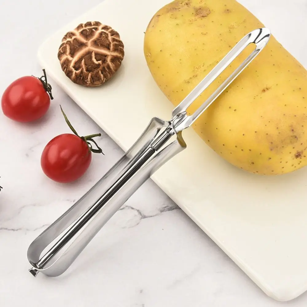 Durable I-Shaped Vegetable Peeler Stainless Steel Ergonomic Vegetable Grater Sharp Potato Peeler Kitchen Paring Tool