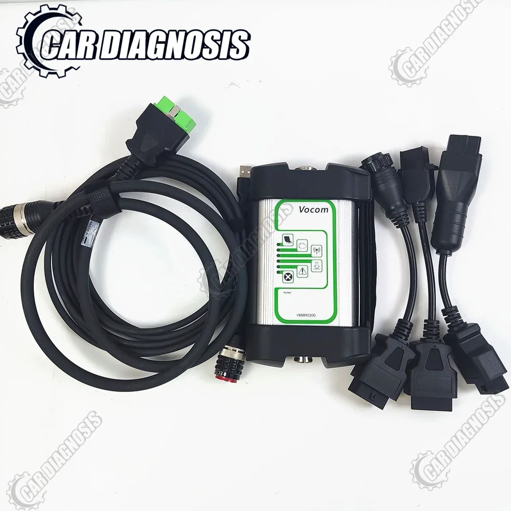 Getac V100 laptop+For Vocom 88890300 OBD2 Adapter OBD Scanner Truck Excavator wheel loader Diagnostic Interface for Renault/UD