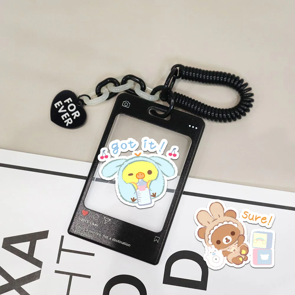 Usasabe Relax Bear Tiny Stickers Superdickes Selbstklebendes Aufkleber-Set für Tagebücher, Hochauflösendes Sticker-Paket – Detail 4