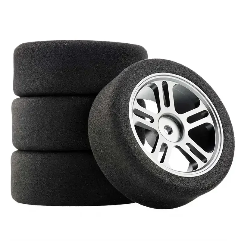 

4pcs wltoys 144001 124019 124017 A959 parts on road foam tyres 68MM wheel fit 12MM hex for 1/16 1/14 1/12 remotre contrl cars