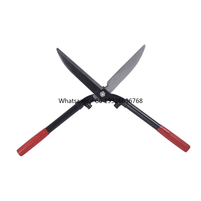

Comfortable Non-Slip Large Scissor Professional Hedge Shears Long Handle for Lawn Garden Pruning Easy-to-Use Sharp Manual