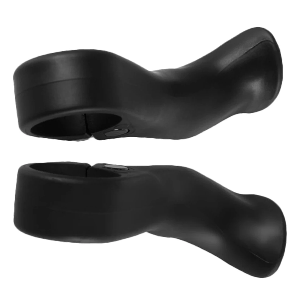 

1 Pair Bicycle Handlebar Grips Ergonomic Durable Plastic Compact Easy Install Cycling Handlebar Ends For Road Mountain Bike
