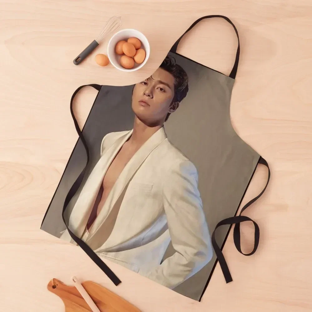 

park seo joon Apron Things For The Kitchen For Nail Stylist Women Kitchen'S Chef Accessory Apron