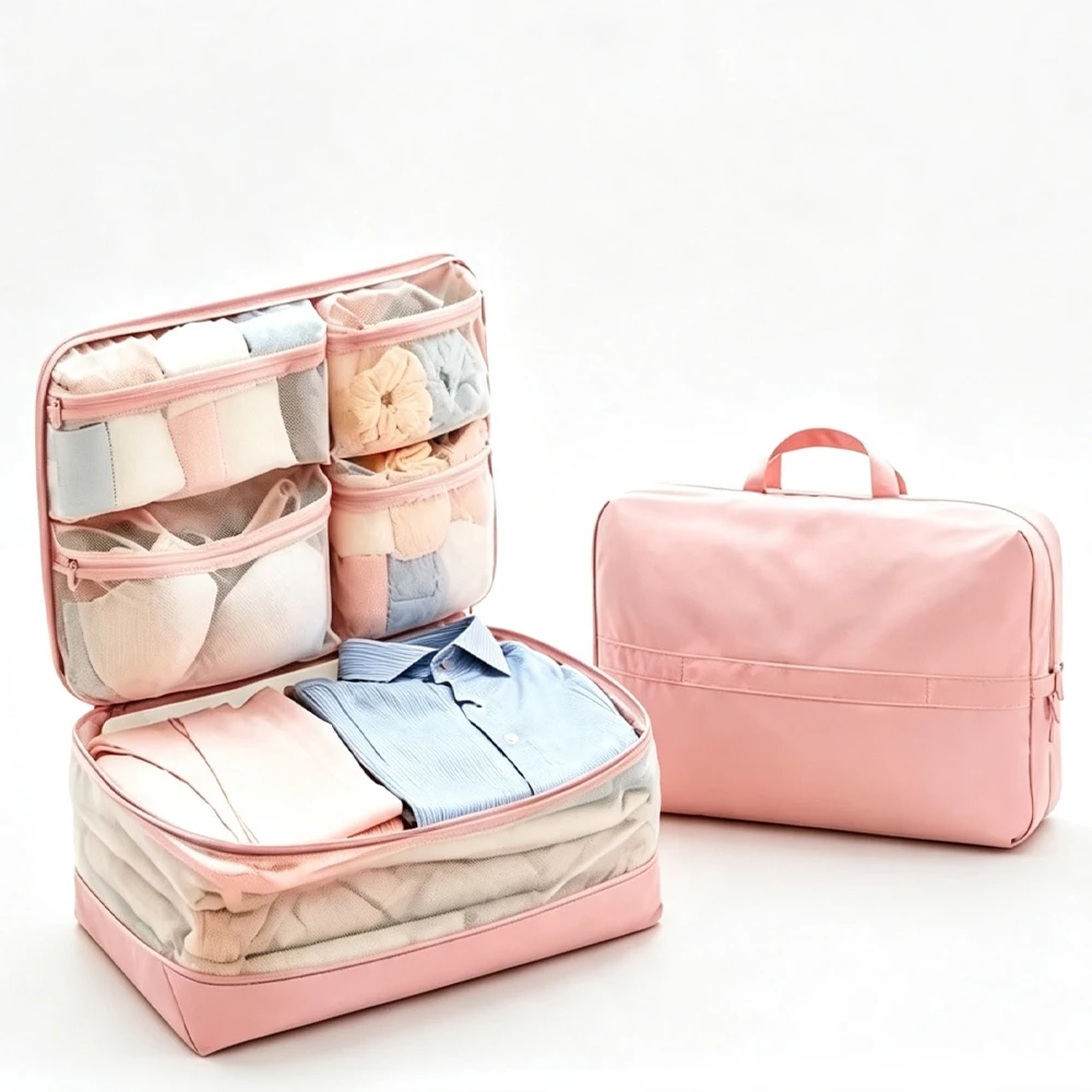 NEW Compression Organizer Bag Large Capacity Down Jacket Storage Bag Foldable Luggage Suitcase Organizer Travel Bags