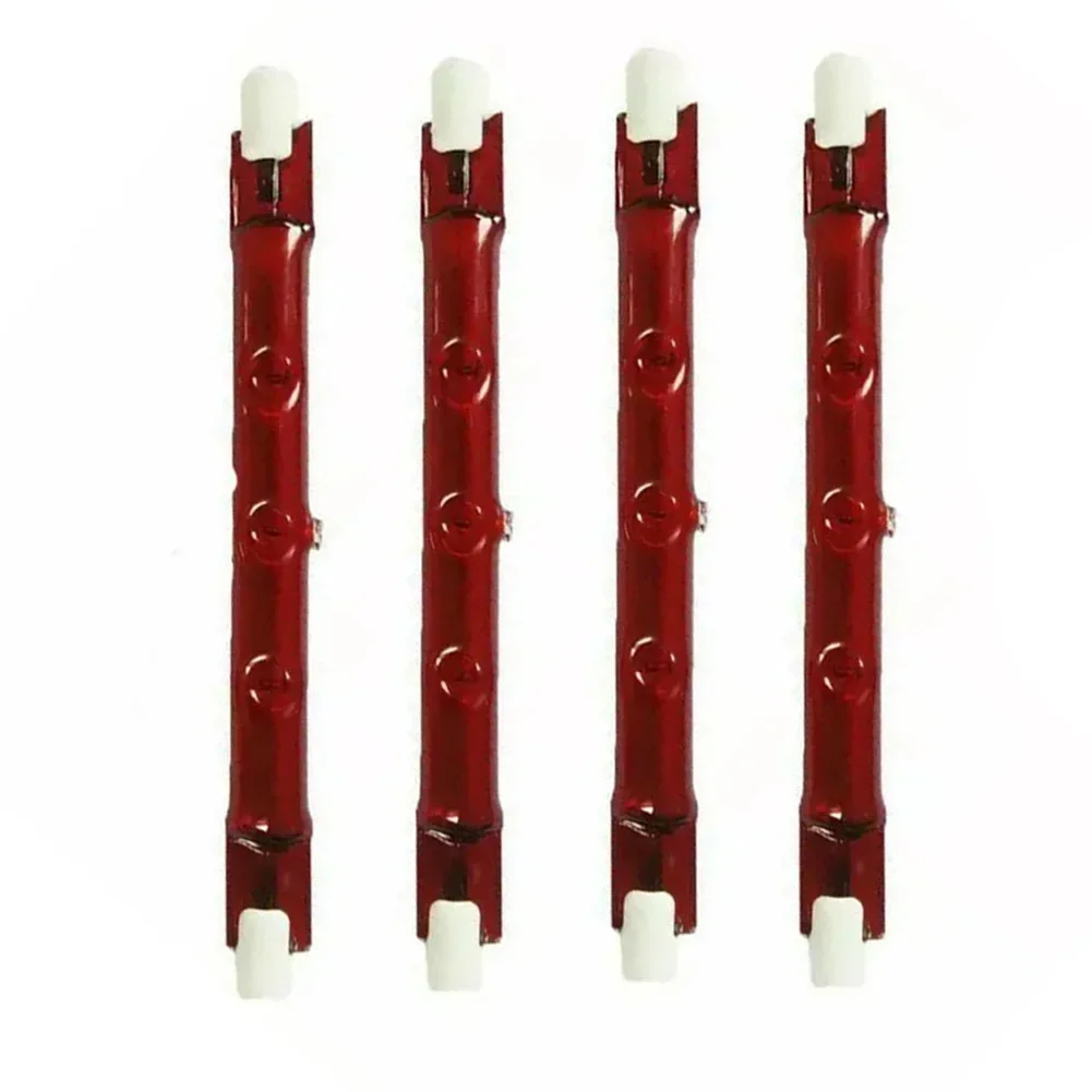 1/4pc 500 ワットルビーハロゲン加熱石英ライト IR 赤外線ハロゲン屋外パラソルヒーター電球 J118 赤外線ハロゲン