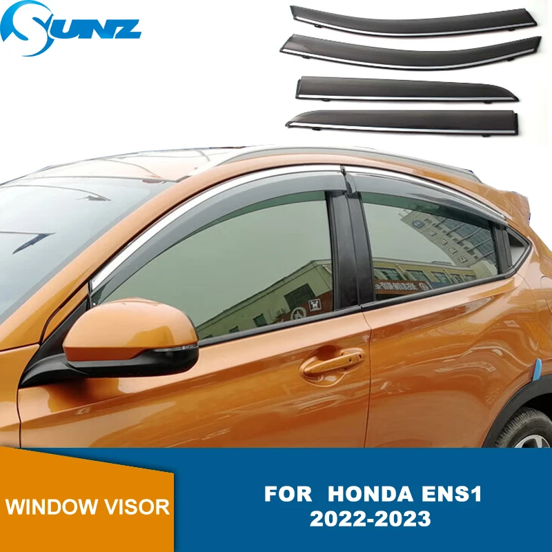 

Side Window Visors For Honda Ens1 2022 2023 Sun Rain Guards Weathershield Weather Shields Side Window Deflector Car Accessories