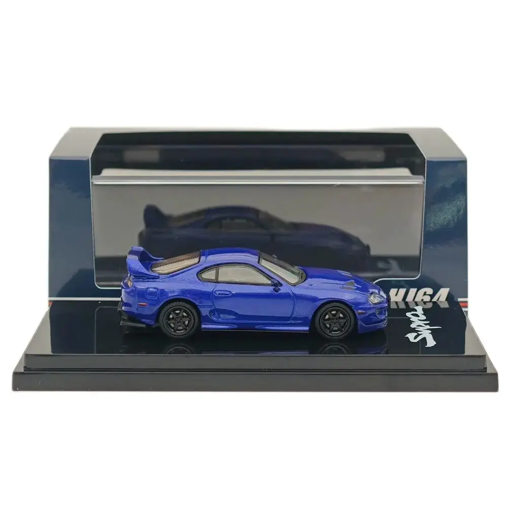 1/64 Hobby Japan For SUPRA (JZA80) JDM CUSTOMIZED VERSION BLUE MICA METALIC HJ644042BL Diecast Models Car Collection Auto Toys