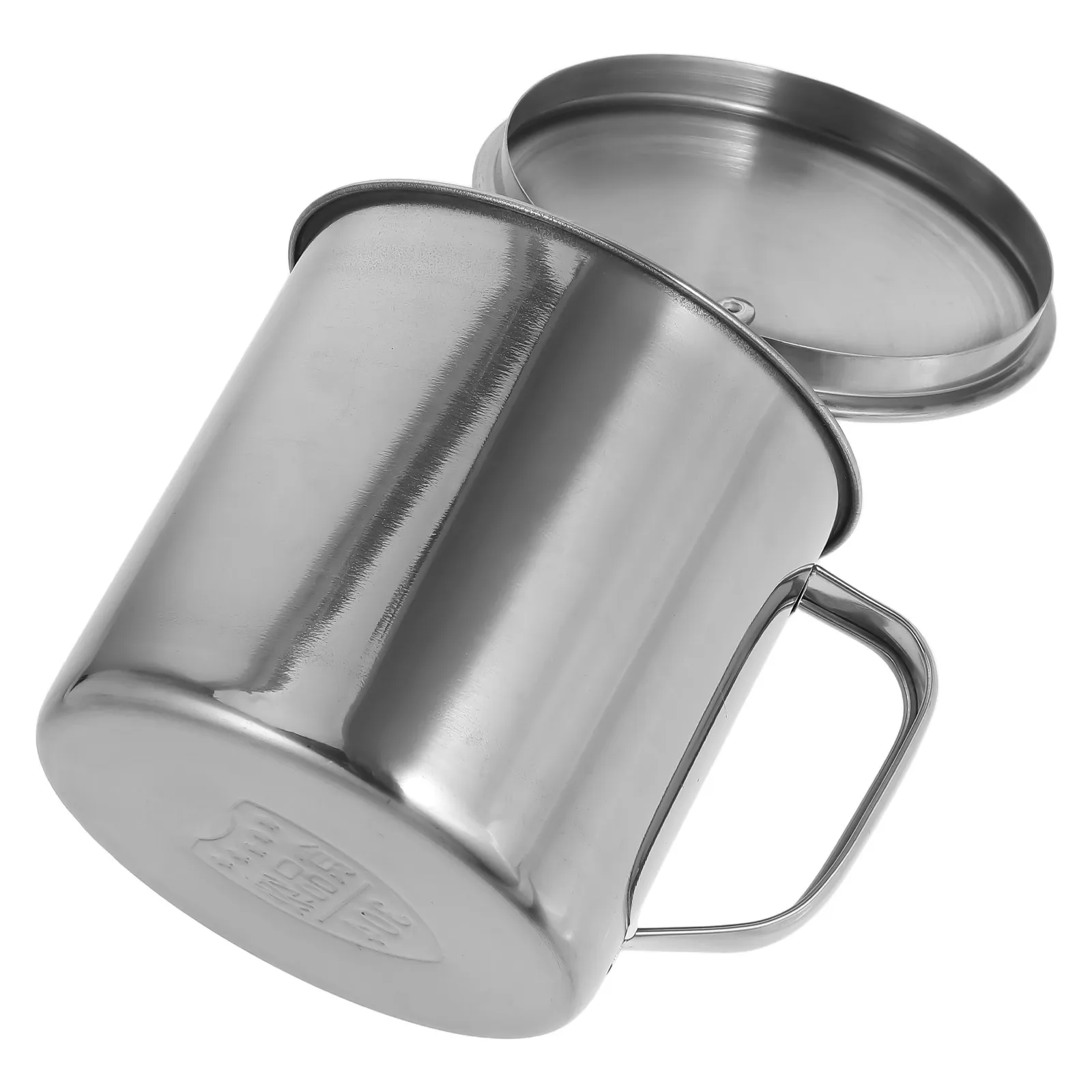 Stainless Steel Kids Water Cup Double Layer Insulated Safe Hot Water Cup for School Camping Reusable Travel Mug 450Ml
