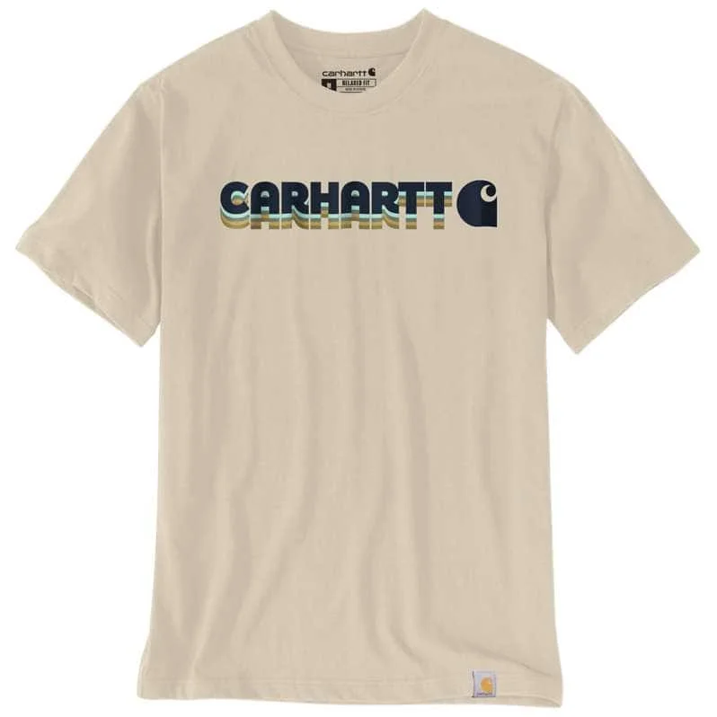 Camiseta Irvine Relaxed Layered con Logo, Camiseta Carhartt 2026, Camiseta de Verano para Hombre y Mujer, Moda Urbana, Estilo Y2K, Talla Grande, Algodón