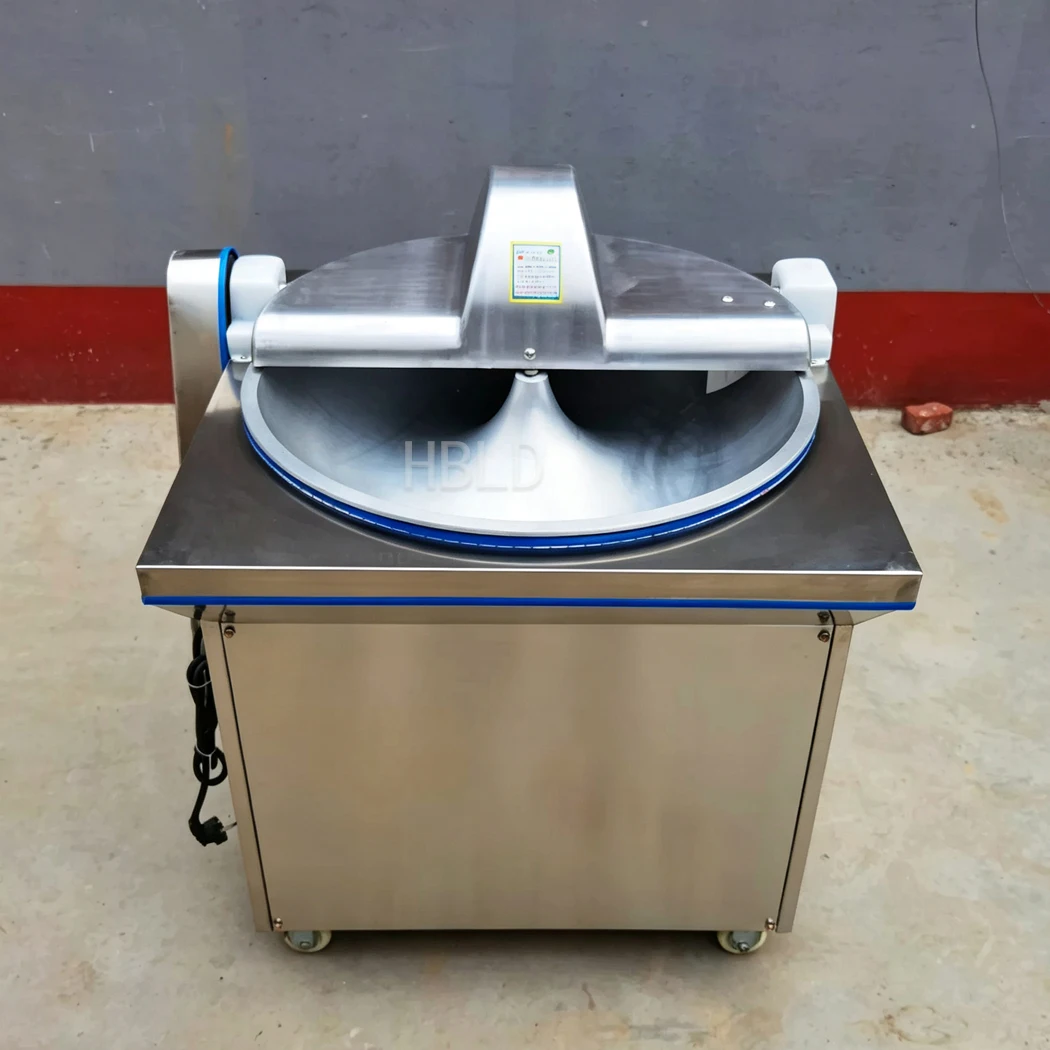 Commercial Bowl Food Chopper Meat Processor, 260kg/h Productivity Vegetable Chopping Machine