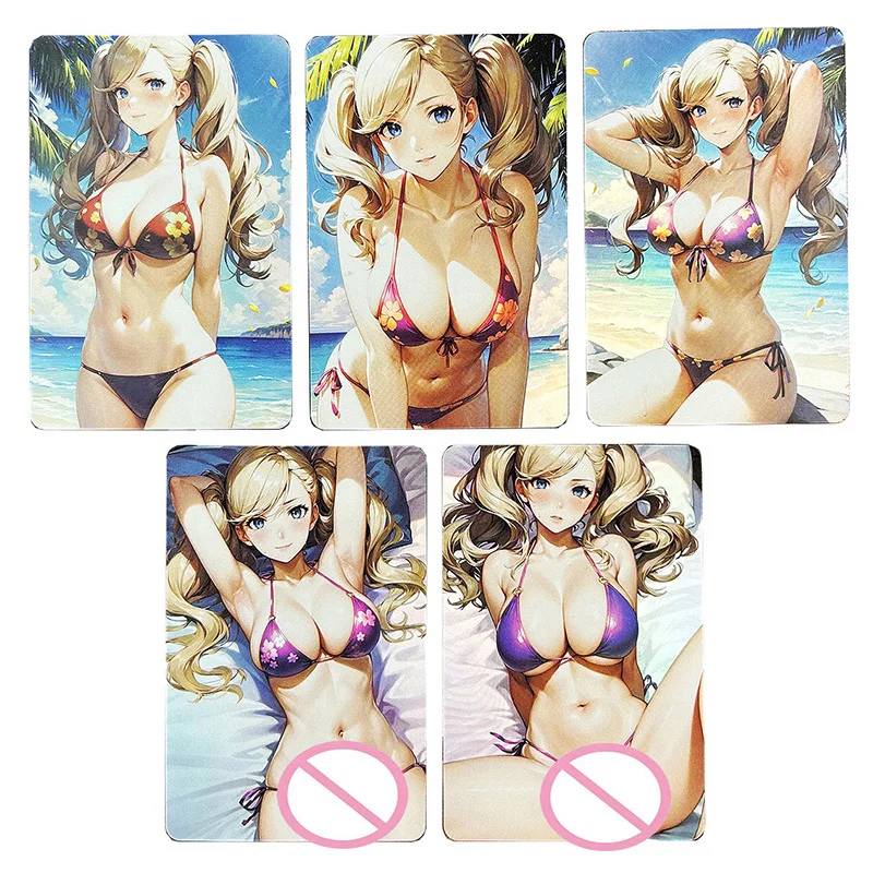 Ehefrauskarten, Sammelkarten, Spiele für Jungen, Spielzeug, Tischspiele, Geburtstagsgeschenke, DIY, Anime, Anne Takamaki, Tohsaka Rin, Premium-Lernkarten