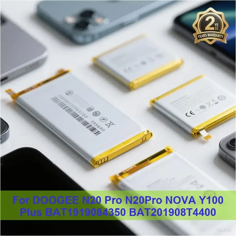 Аккумулятор для DOOGEE N20 Pro N20Pro NOVA Y100 Plus BAT1919084350 BAT201908T4400 Аккумулятор для DOOGEE N20 Pro N20Pro NOVA Y100 Plus BAT1919084350 BAT201908T4400