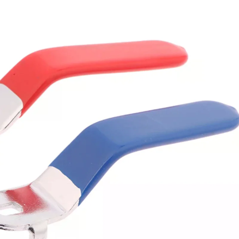 

НОВИНКА! АКЦИЯ! 1 шт. Рукоятка клапана, хромированная, с пластиковой рукояткой, синяя, для шарового крана DN20, с поворотом на четверть оборота.