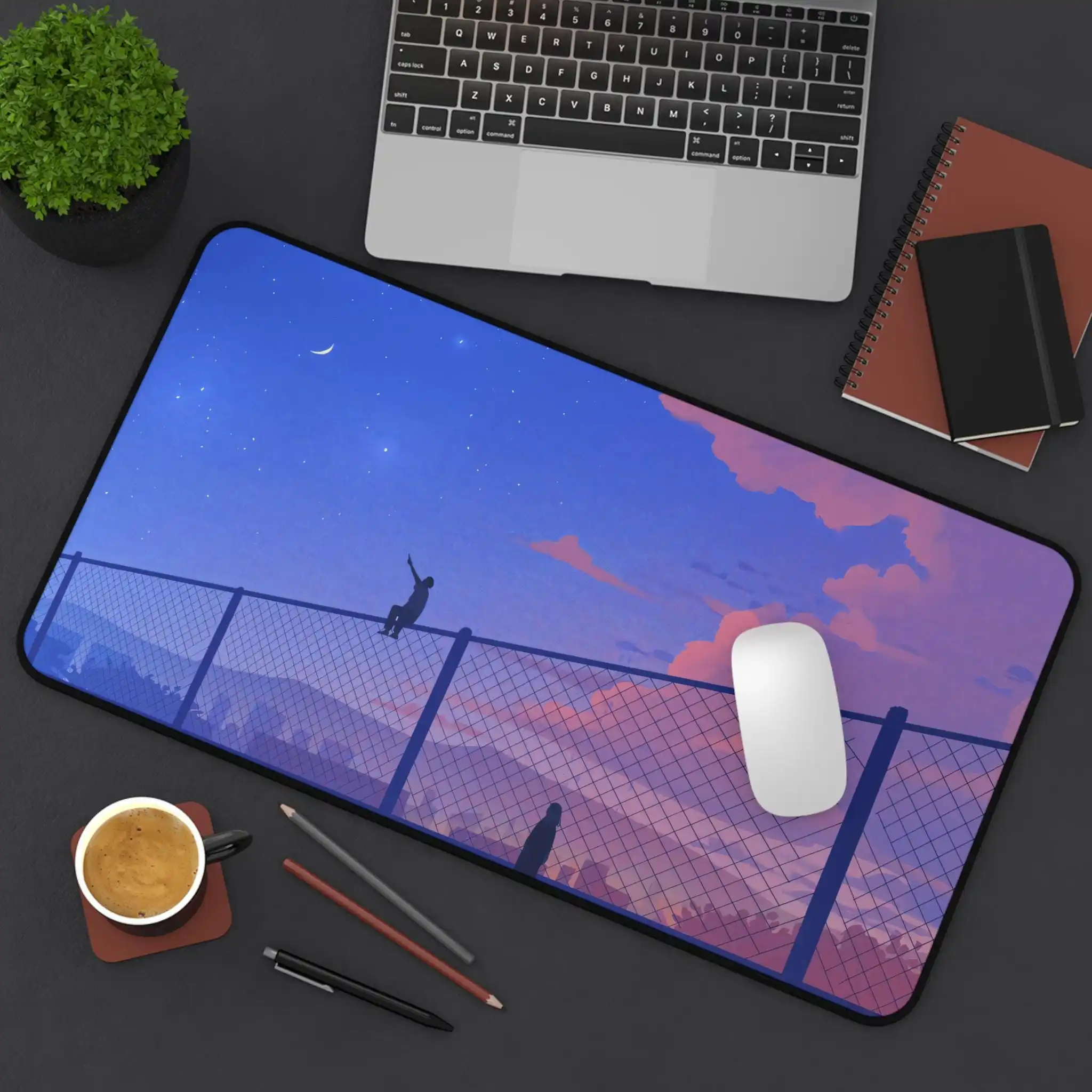 

Pastel Sky Anime Mouse Pads, Non-Slip and Waterproof Gaming Mouse Pad, Office Decorative Desk Mat, Perfect Gift for Friends