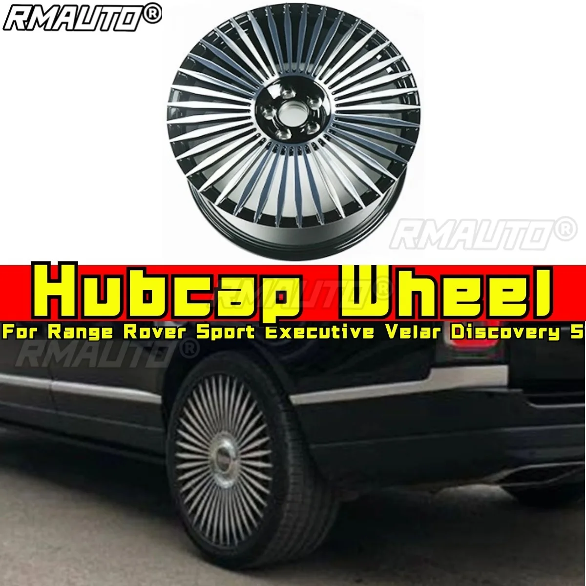 

Для Range Rover Sport Executive Velar Discovery 5, комплекты для стилинга, колпаки для колес, колеса, серебристые, универсальные колпаки для ступиц, колпаки для колес