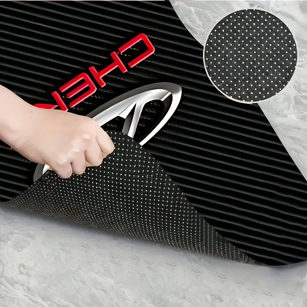 4pcs Minimalist Logo CS-CHERY Car Mats | Universal Fit For All Cars/Trucks/SUVs, Material, Perfect Holiday Gift For Family And F