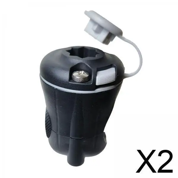 2xKayak Rail Mount Wear Resistant for 12mm-38mm Round or Square Rail for Canoe
