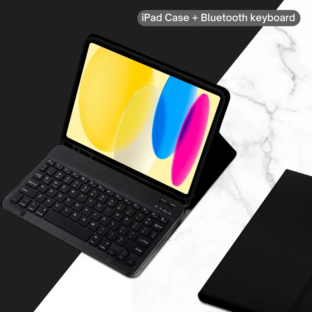 Keyboard Case For iPad 10th Gen 10. 9 Inch 2022,Tablets Keyboard Case for iPad 10th 2022 A2696 A2757 A2777 Funda view 2