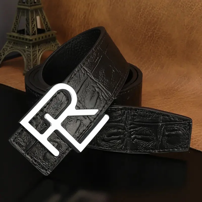 新しい有名なブランドベルト男性ワイド 3.8 センチメートル最高品質のストラップ男性本物の高級革ベルト女性のジーンズウエストバンドベルト