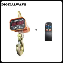 5T/5000kg OCS digital lifting scale red or green display aluminum shell wireless remote control Industrial weighing crane Scale