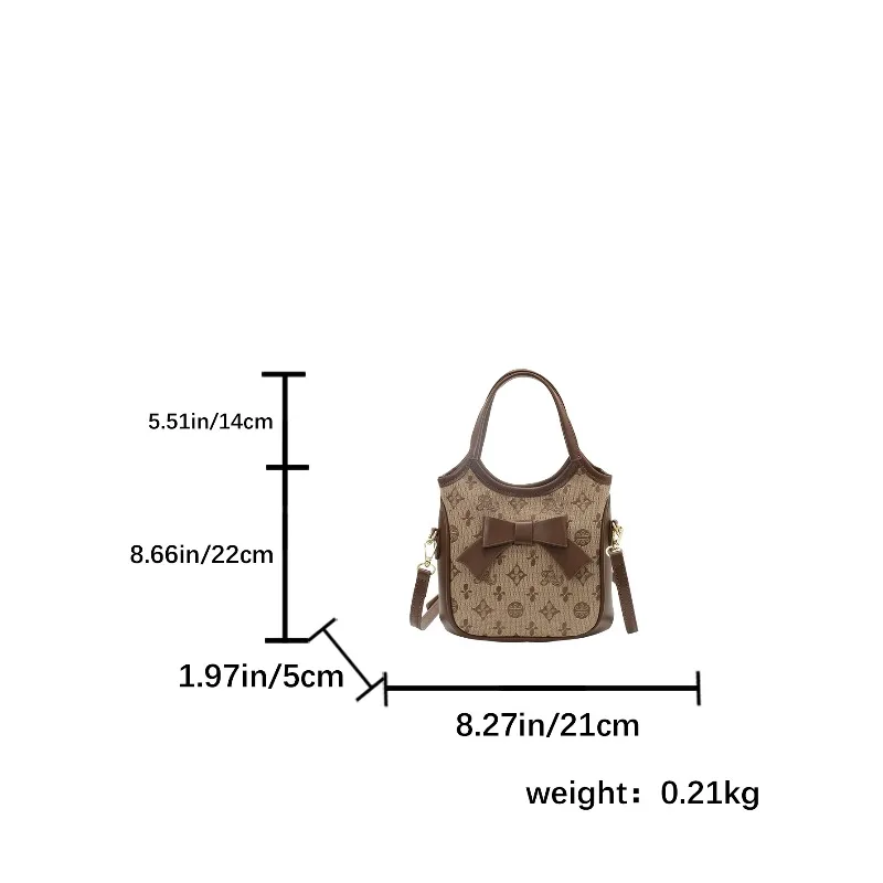 PU Hand-gehalten Bogen Eimer Tasche Trendy Mode Schulter Tasche Einfache Vielseitige frauen Tasche Pendler