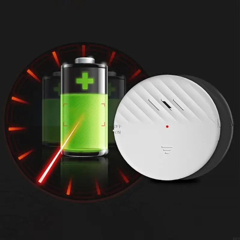 R6FF 125dB Window Glass Break Alarm Anti-Theft Vibration Detector Alarm for Home Door Security with Low Battery Remind