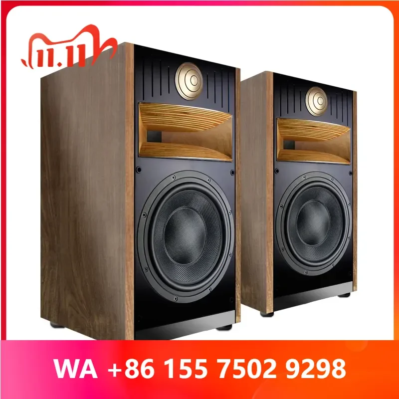 DF-A10 HIFI Speaker Bookshelf Speaker Wooden Case Passie None- Lossless