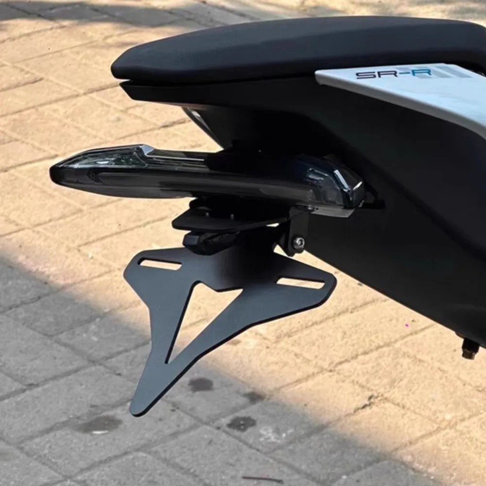 

For CFMOTO 675SRR 675NK 675SS 2024 2025 2026 License Plate Holder Bracket 675 SR-R SS NK Rear Tail Tidy Fender Eliminator Kit