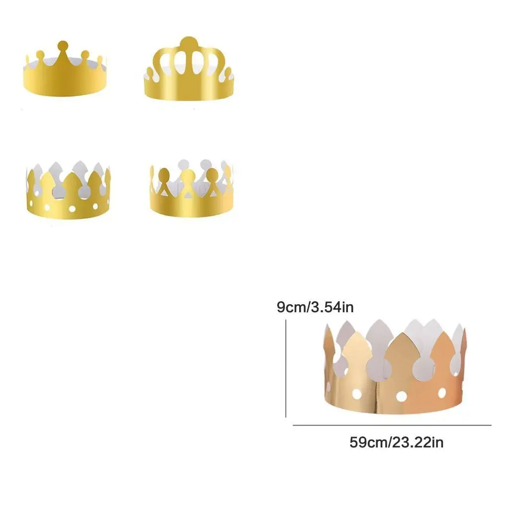 

20 шт. одноразовые головные уборы для вечеринок для разных возрастов, легкая бумага, быстрая сборка, инструменты не нужны