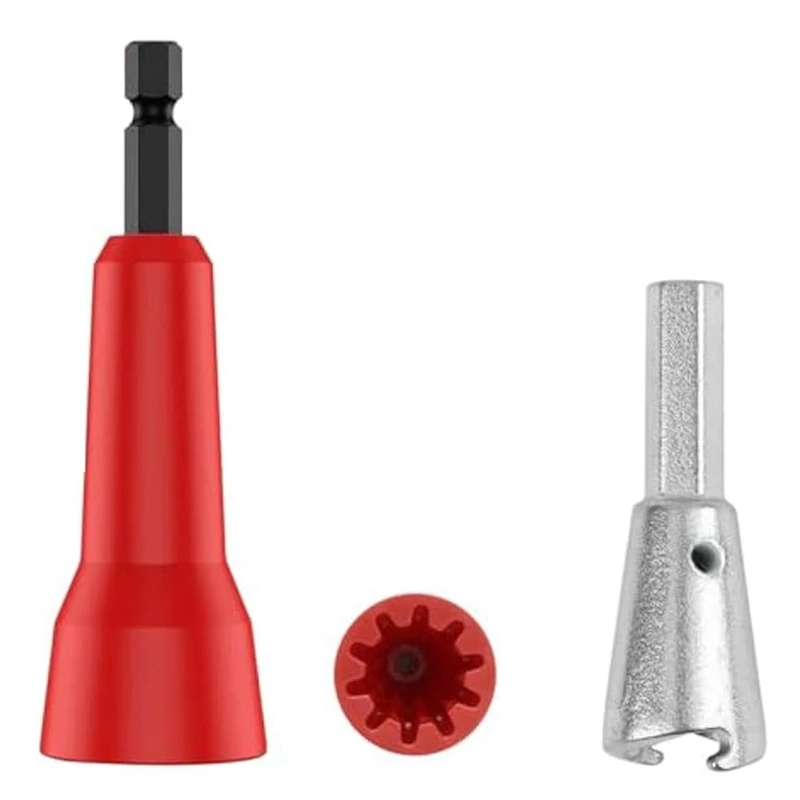 ABUL-2Pcs Wire Twister Tool For Drill,Wire Twister,Wire Twisting Tool,Spin Twisting Wire Connector Socket With 1/4Inch Chuck