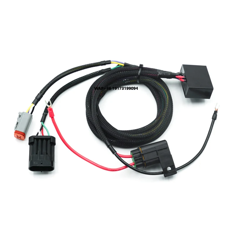 

LP6 Soft Light Headlight Wiring Harness Bracket HD Softail 18-later Low Rider S/ST Motorcycles New for Body Systems