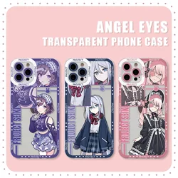 Project Sekai Phone Case for iPhone 16 15 14 Plus 13 12 Mini 11 Pro Max X Xs XR 7 8 Border Print Transparent Soft Cover
