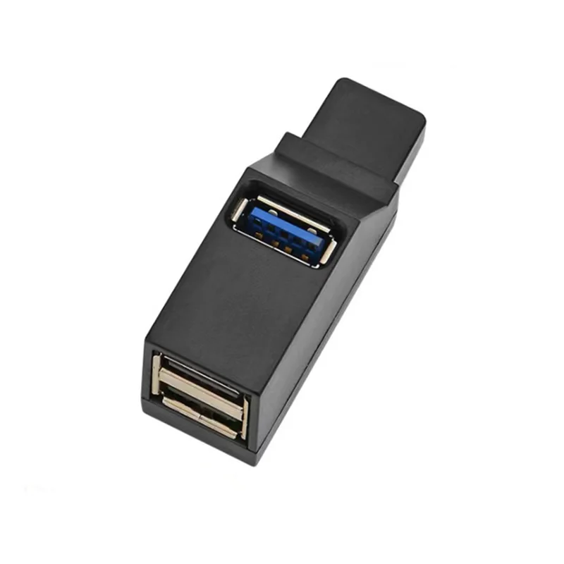 Adattatore HUB USB 3.0 Extender Mini Splitter Box 3 porte per PC Laptop Telefono cellulare Disco U ad alta velocità