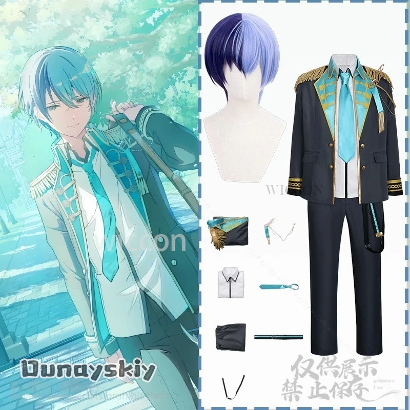 

Anime Game Project Sekai VBS Cosplay Aoyagi Toya World Link2 Costume Knights Y2K Coat Pants Punk Idol Uniform Wigs Girl costume