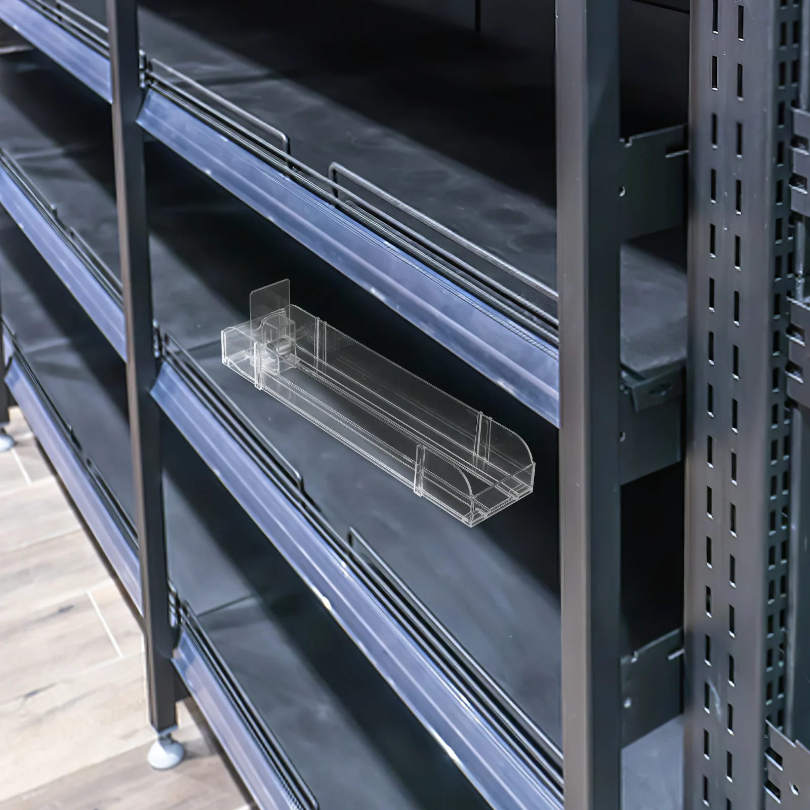 

Beverage Booster Can ganizer Retail Shelf Automatic Display Rack Spacesaving Dualsided Design Store Product Showcase Soda