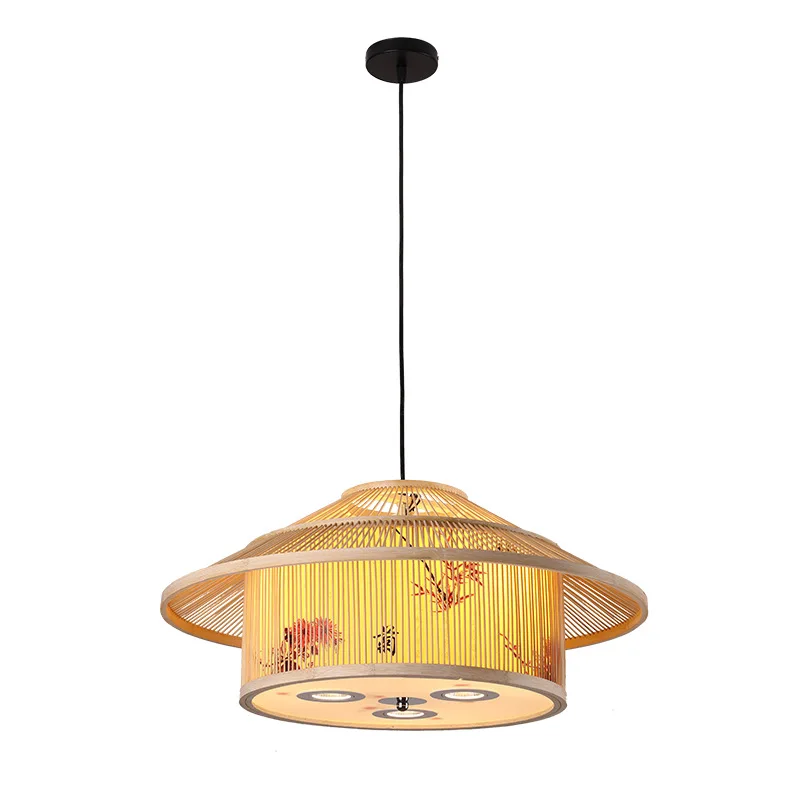 

Modern Chinese Restaurant Chandelier Box Restaurant B & B Tea Room Tatami Hot Pot Hotel Bamboo