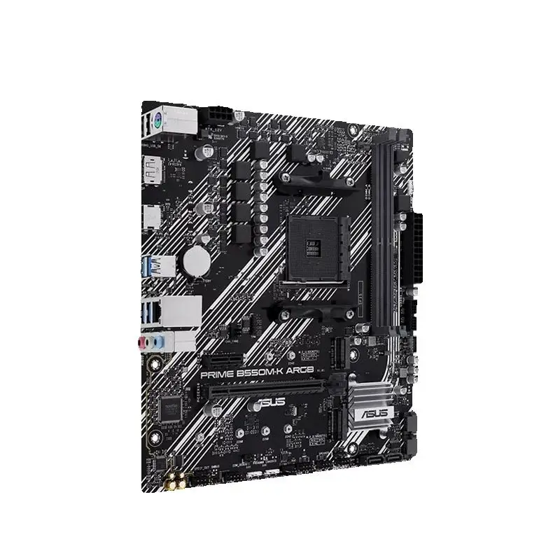 اللوحة الأم ASUS الجديدة PRIME B550M K ARGB AMD B550 micro-ATX مع مقبس AM4، تدعم AMD Ryzen ™ سلسلة 5000 #4