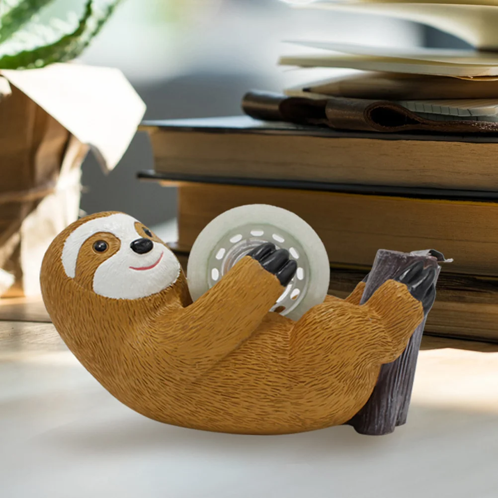 Ornaments Portable Tape Dispenser Small Desk Slicer Holder for Office Accessories Resin