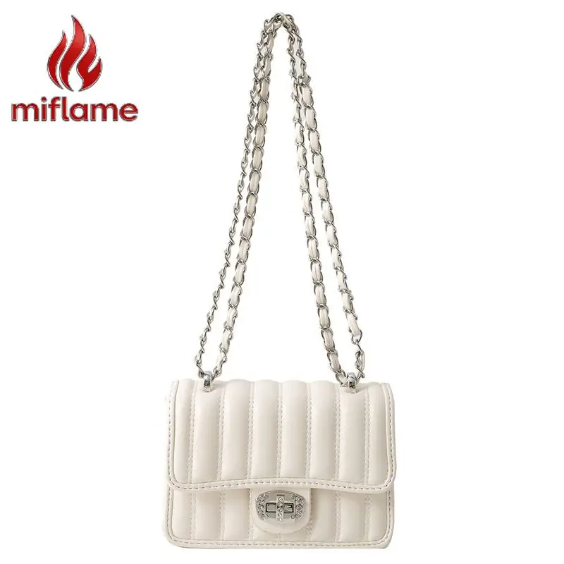 

Shoulder Bag for Women PU Leather Small Square Bag with Chain Shoulder Strap Fashion Casual Luxury Designer Handbag