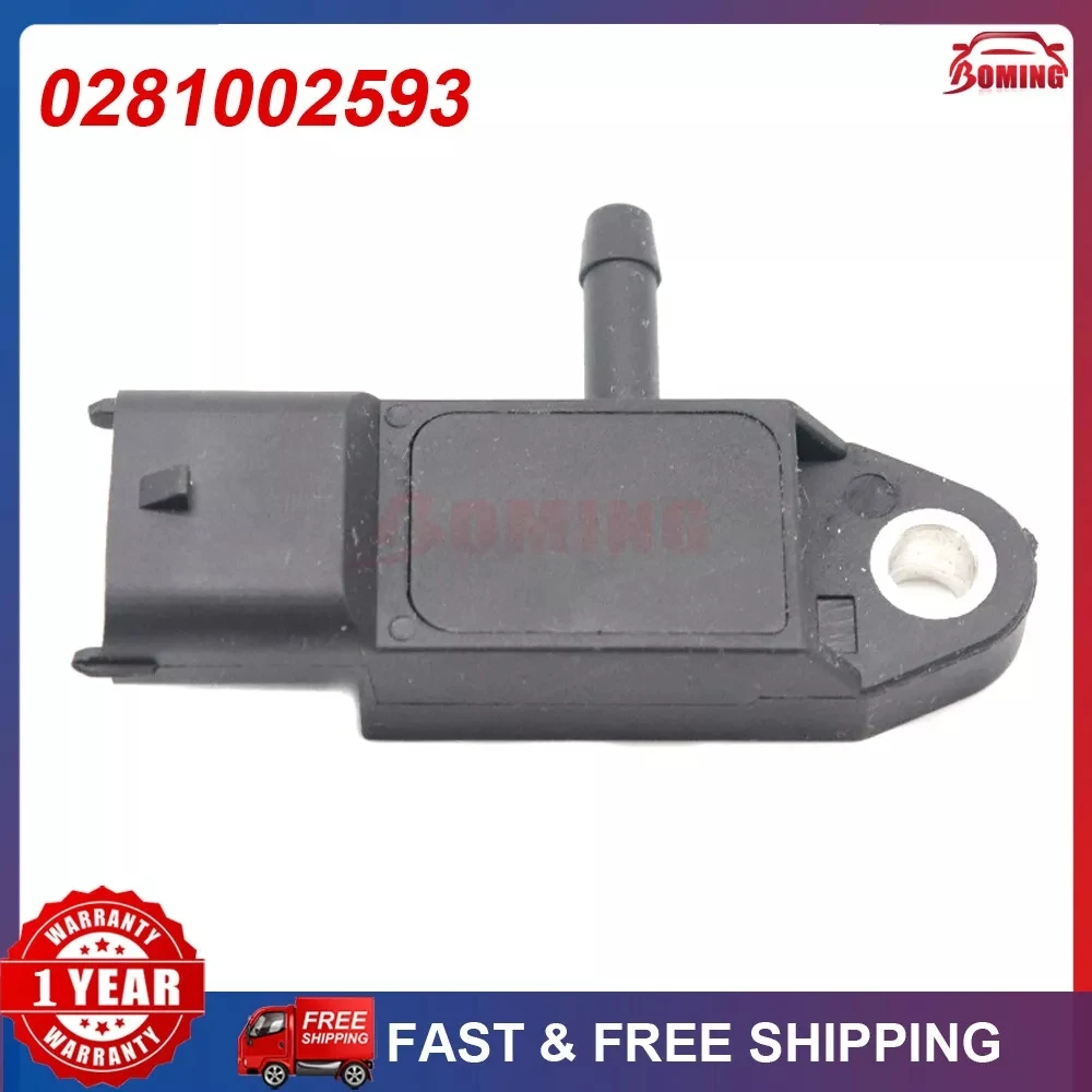 New Car MAP Manifold Turbo Boost Air Pressure Sensor 0281002593 For Renault Clio Kangoo Logan Megane Grand Modus 8200225971