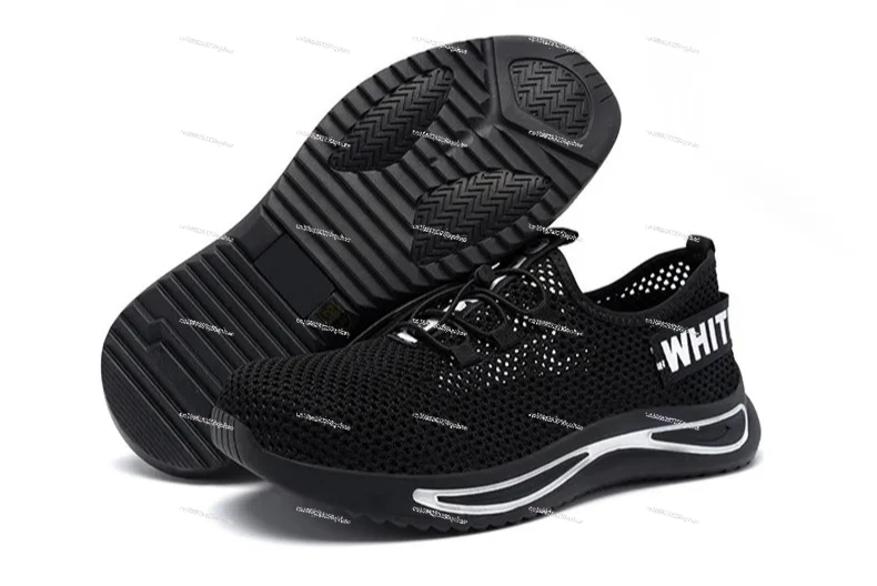 

Breathable safety shoes summer man anti puncture safety work sneakers with iron toe male safety shoes men lightweight work shoes